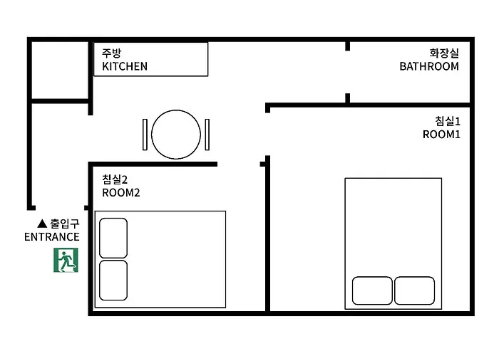 Od Gangnam #3 Min To Nonhyeon Stn #spacious 2br
